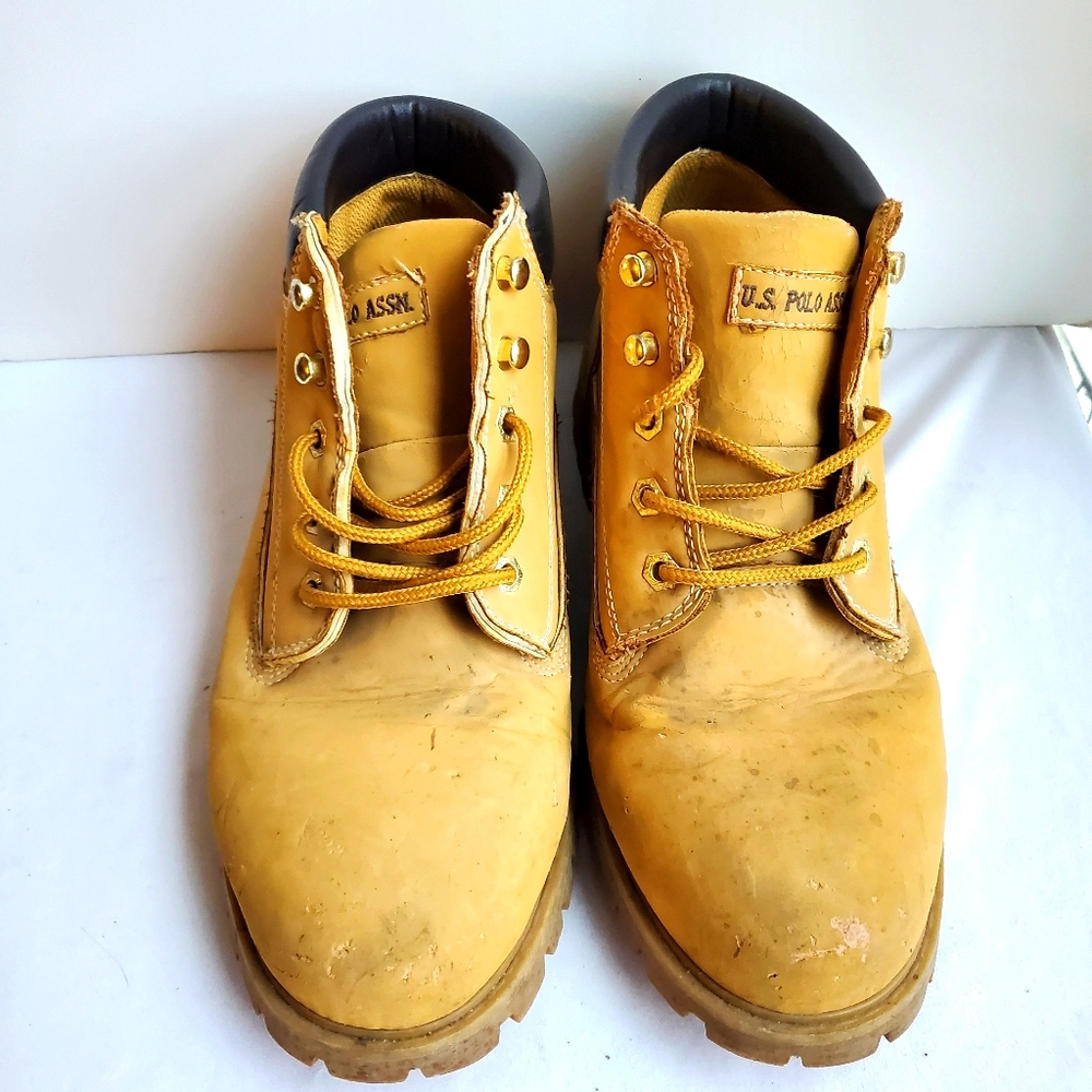 U.S. POLO  ASSN. BOOTS TAN SIZE 11